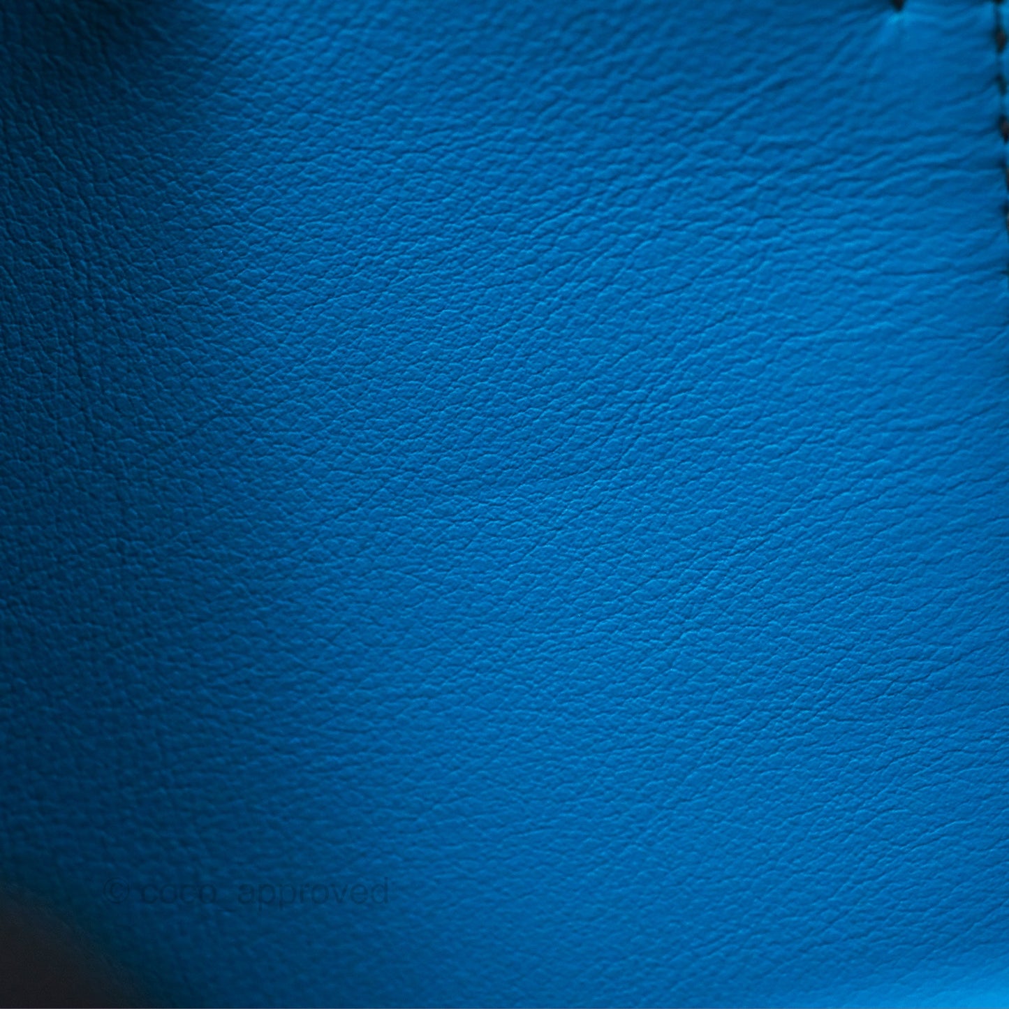 Hermès Halzan 25 Macassar 3S/ Bleu Zanzibar B3 Clemence Gold Hardware