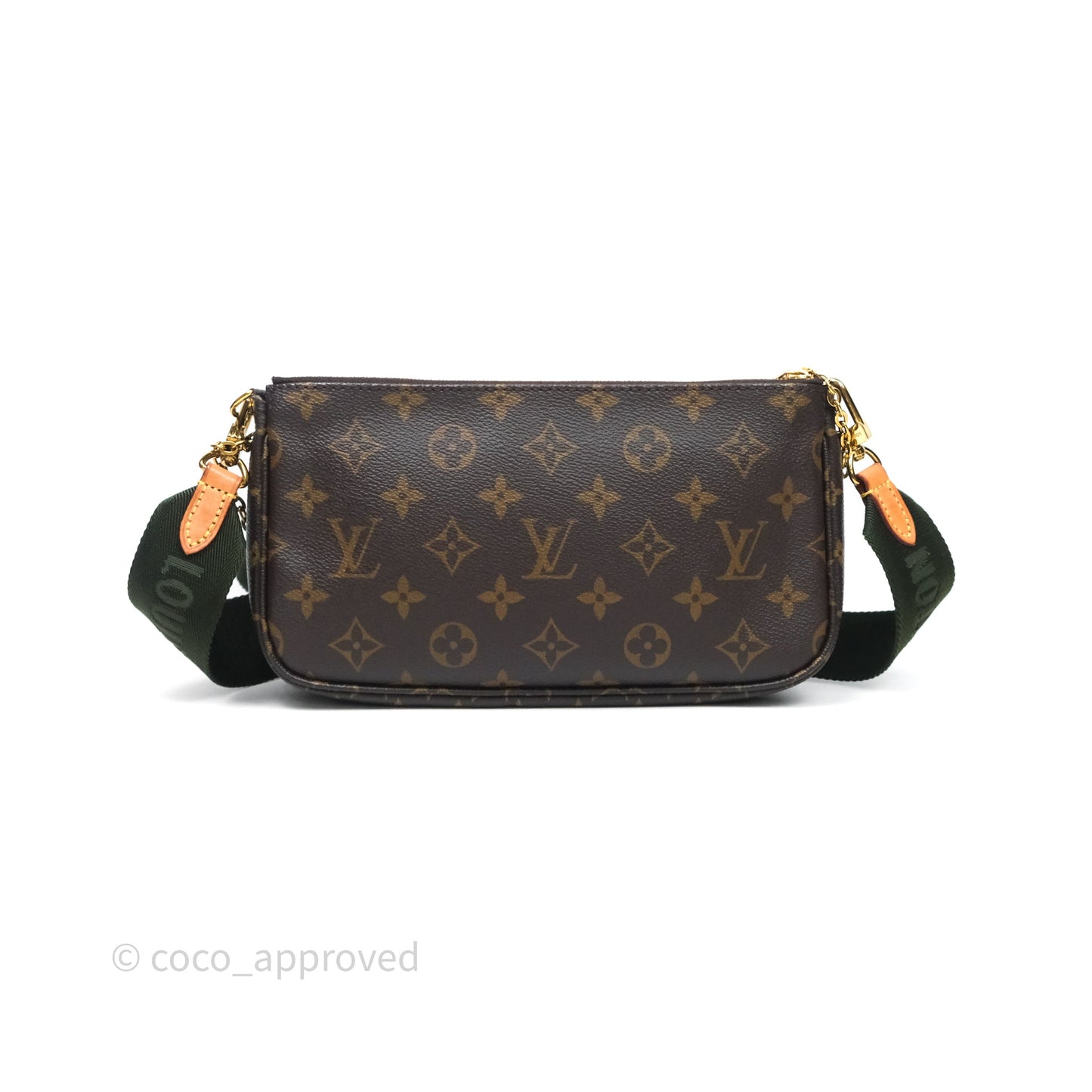Louis Vuitton Multi Pochette Accessories Khaki Monogram Canvas