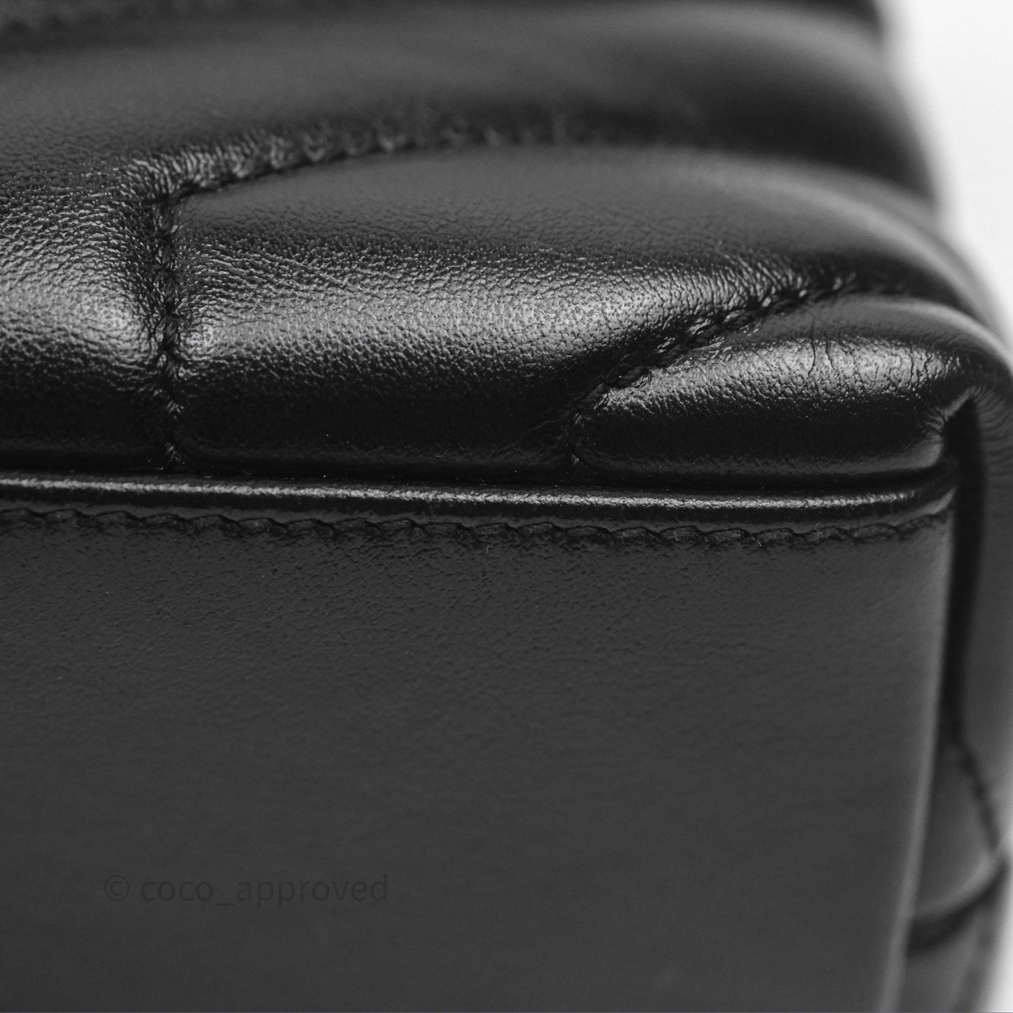 Saint Laurent Loulou Small Flap Bag Black Silver Hardware