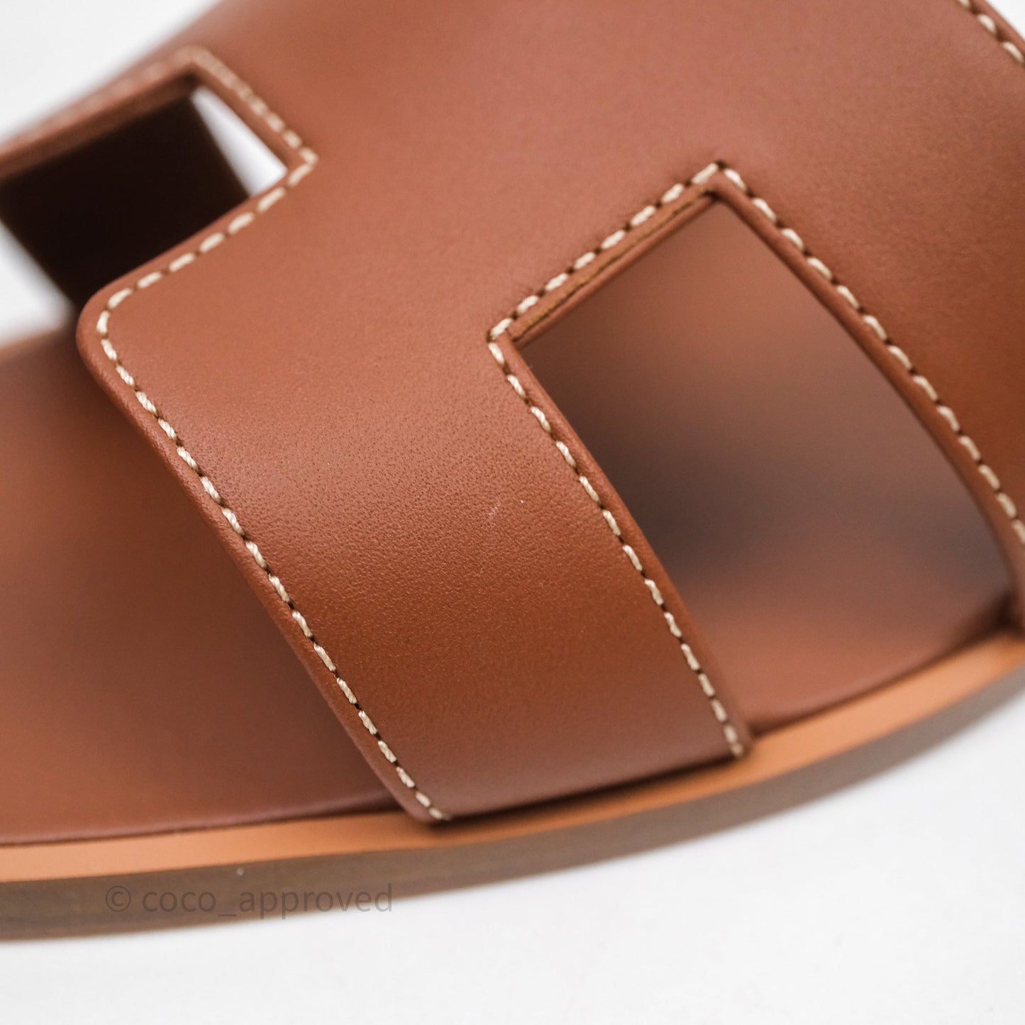 Hermès Oran Sandals Gold Size 38