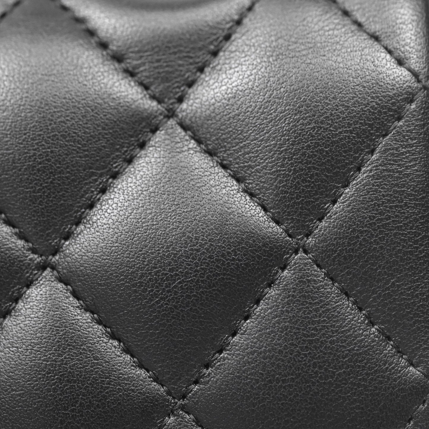 Chanel Small Classic Flap Quilted Black Lambskin Gold Hardware