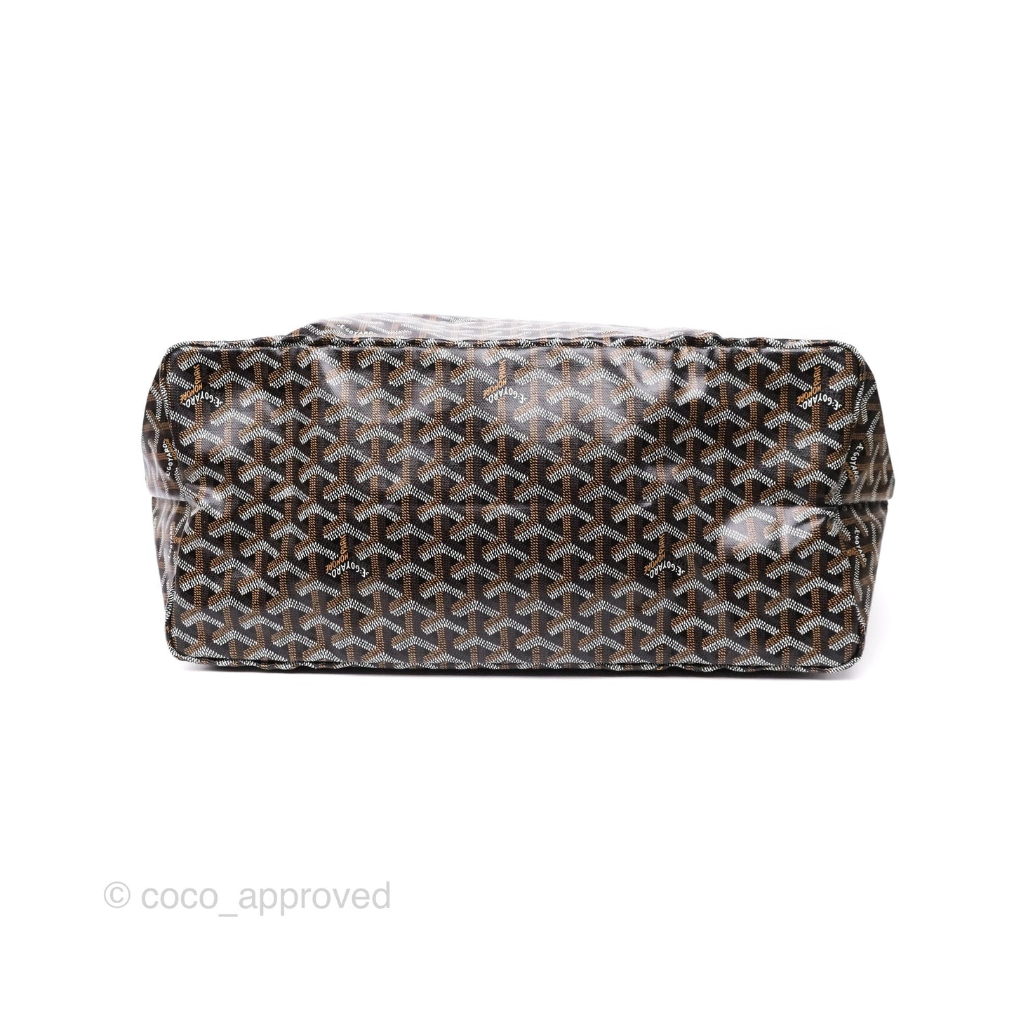Goyard St. Louis Tote Bag GM Black/Tan
