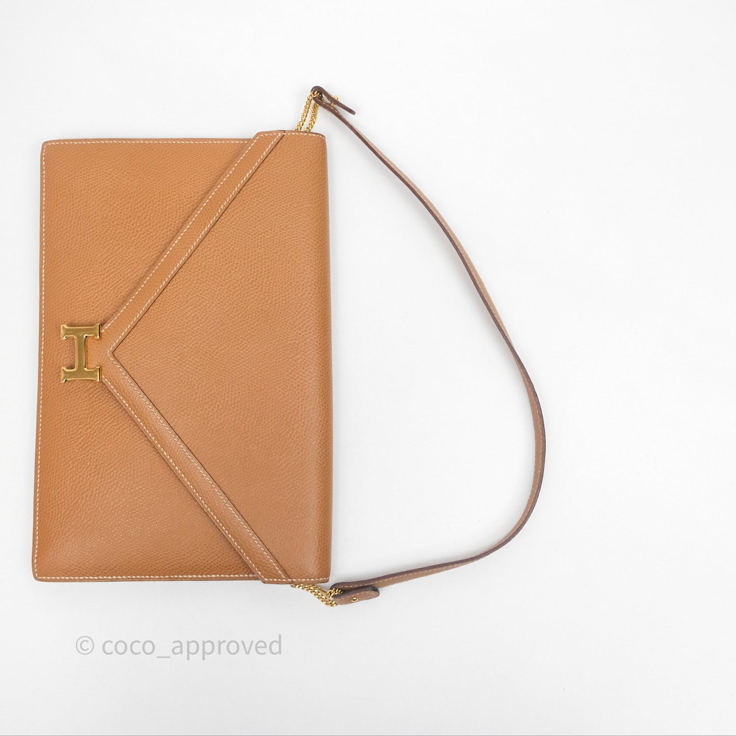 Hermès Vintage Lydie Gold Bag Gold Hardware