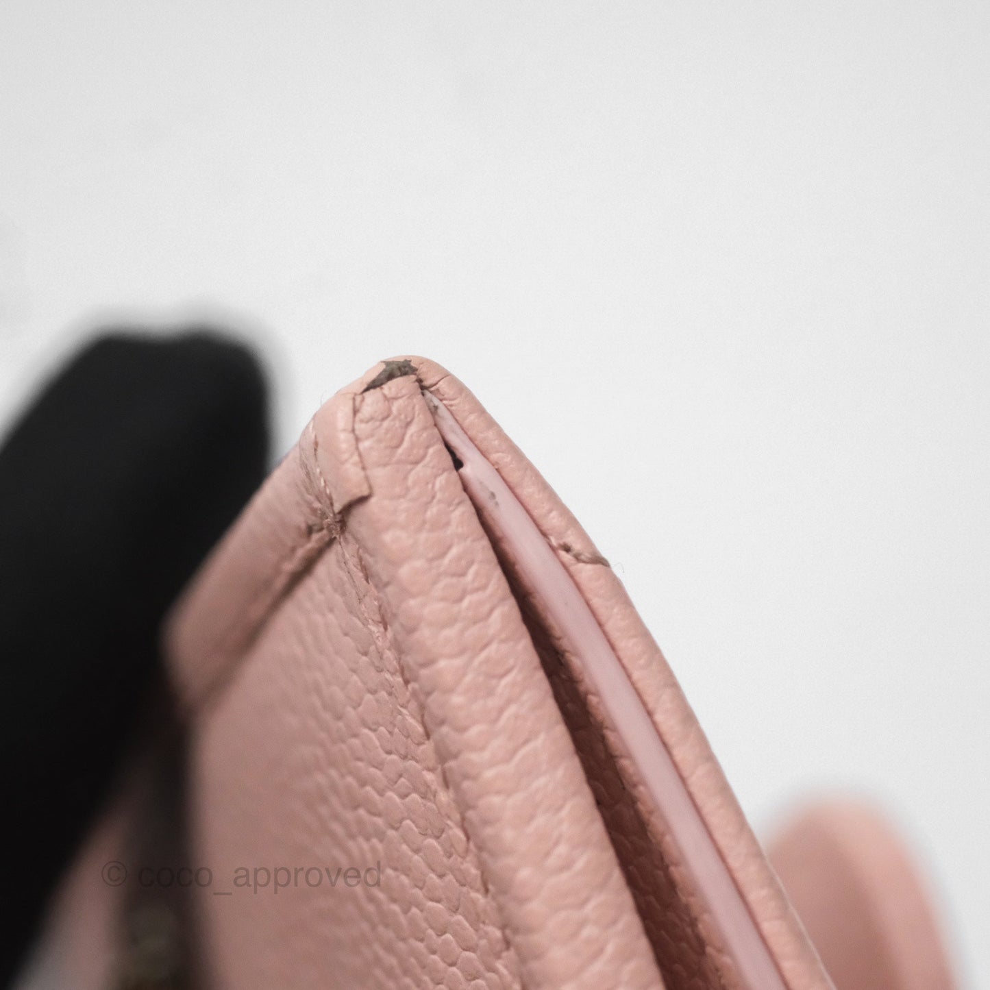 Chanel Quilted Small Classic Flap Trifold Wallet Pink Caviar Gold Hardware