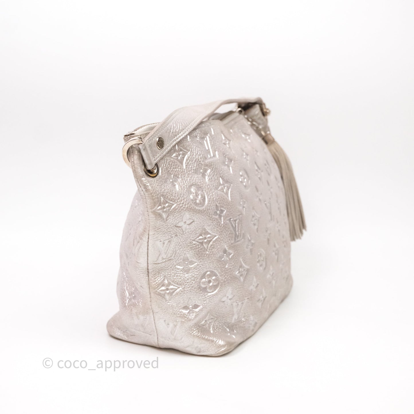 Louis Vuitton Monogram Shimmer Halo Bag Silver