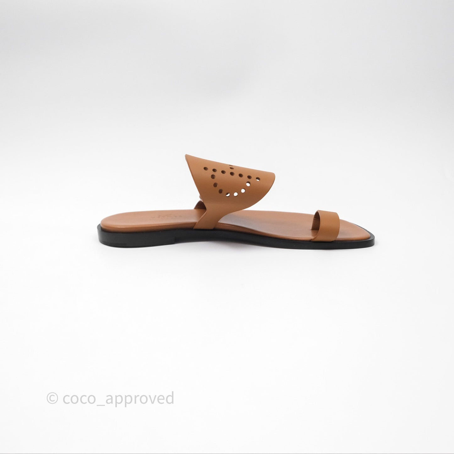 Hermès Hera Sandals Natural Calfskin Size 38