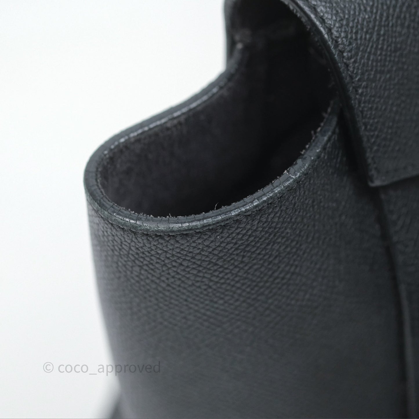 Celine Micro Belt Bag Black Grained Calfskin Gold Hardware