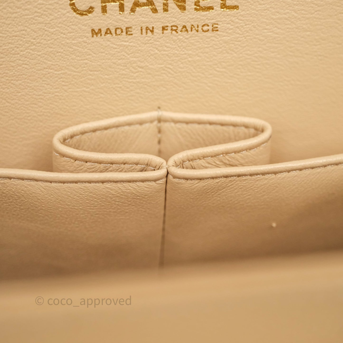 Chanel Jumbo Double Flap Beige Caviar Gold Hardware⁣⁣