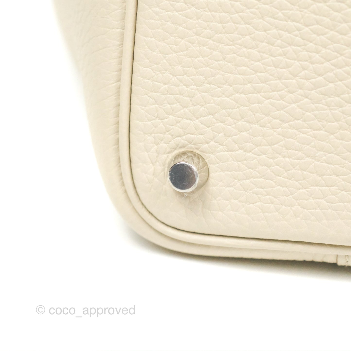 Hermès Picotin 18 Beton Clemence Palladium Hardware