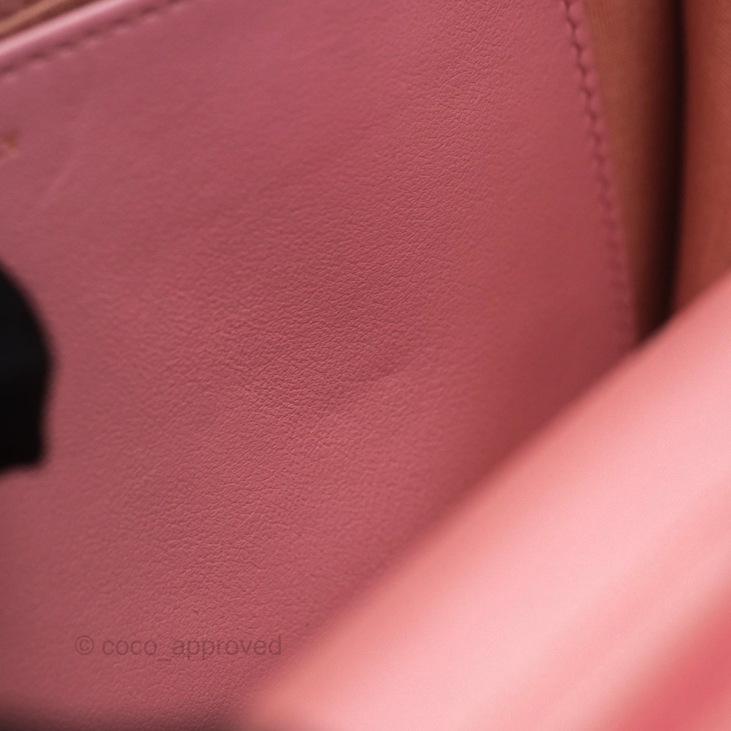 Chanel Classic Quilted Wallet on Chain WOC Iridescent Pink Caviar Gold Hardware