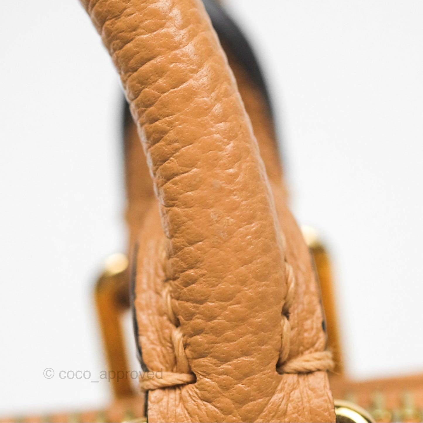 Louis Vuitton Nano Speedy Monogram Arizona Creme