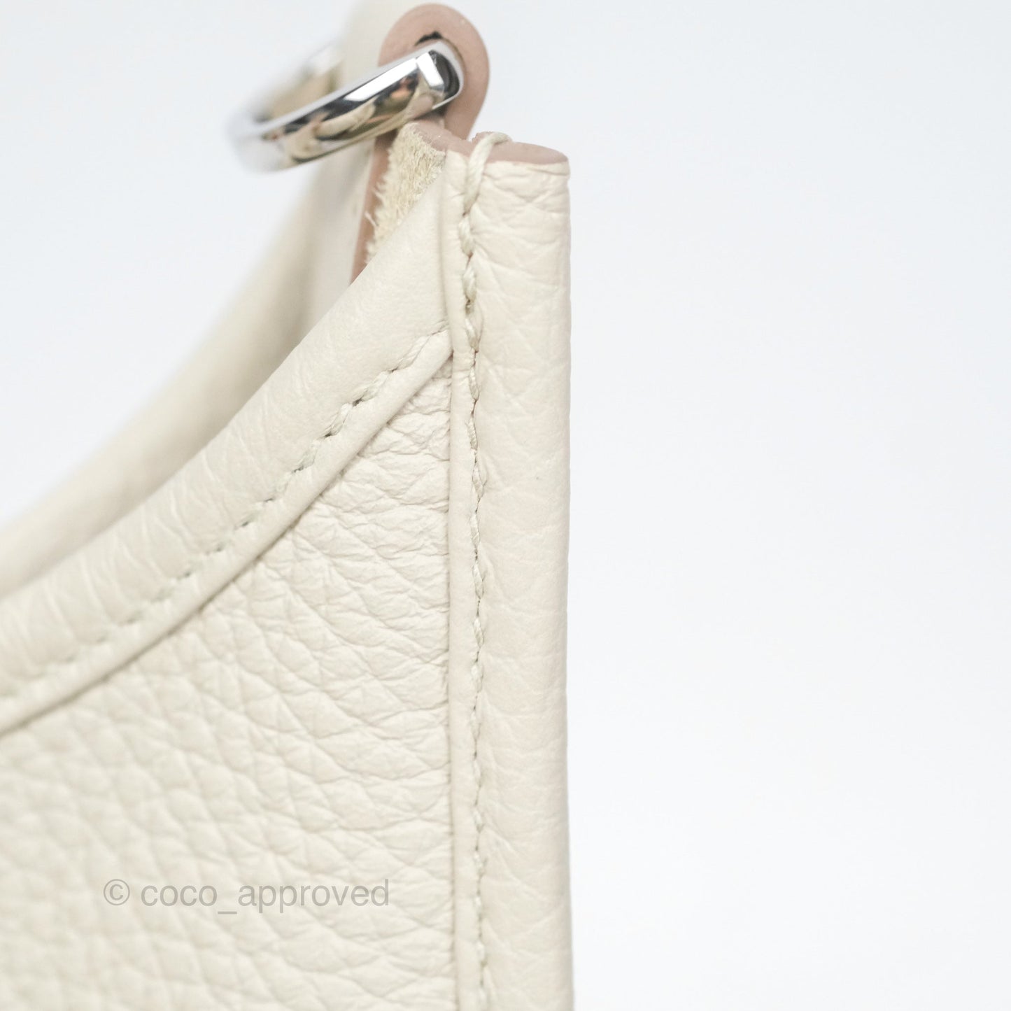 Hermes Evelyne III 29 Beton Clemence Palladium Hardware