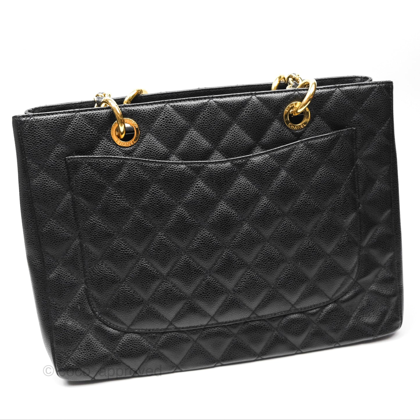 Chanel GST Black Caviar Gold Hardware