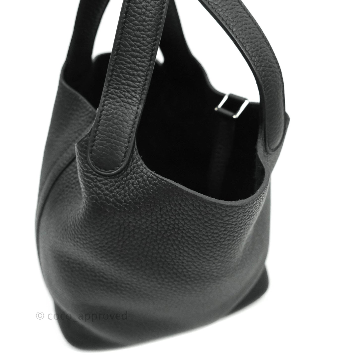 Hermès Taurillon Clemence Picotin Lock 18 PM Black Palladium Hardware