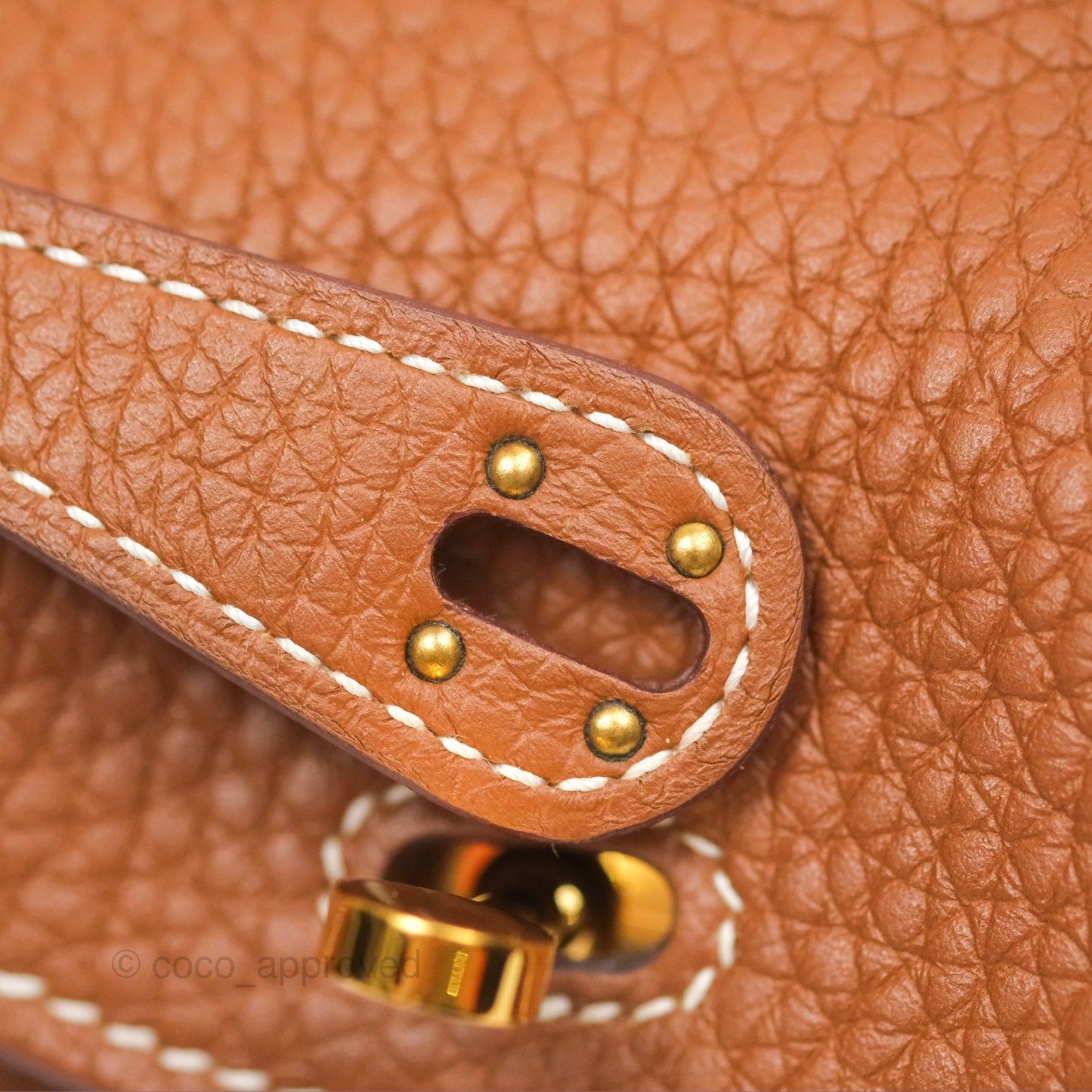 Hermès Mini Lindy 20 Gold Clemence Gold Hardware