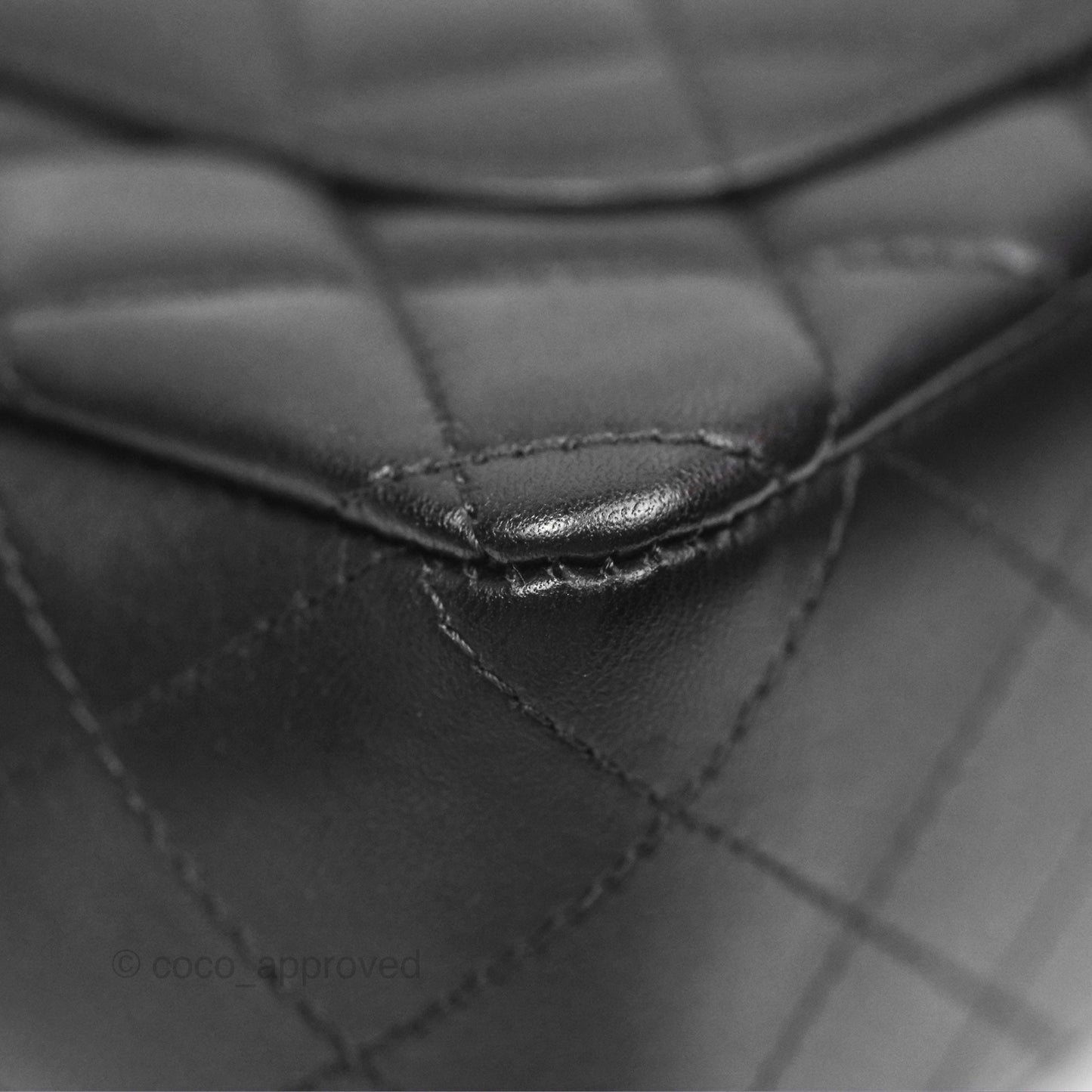 Chanel Quilted Mini Rectangular Black Lambskin Gold Hardware