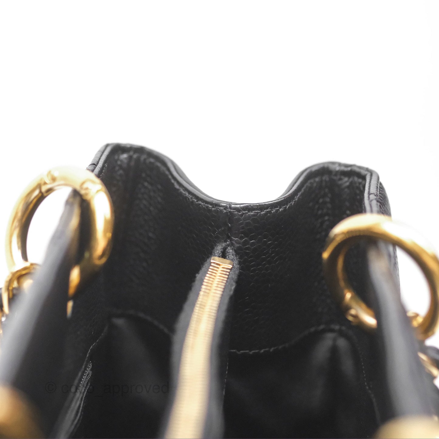Chanel GST Black Caviar Gold Hardware