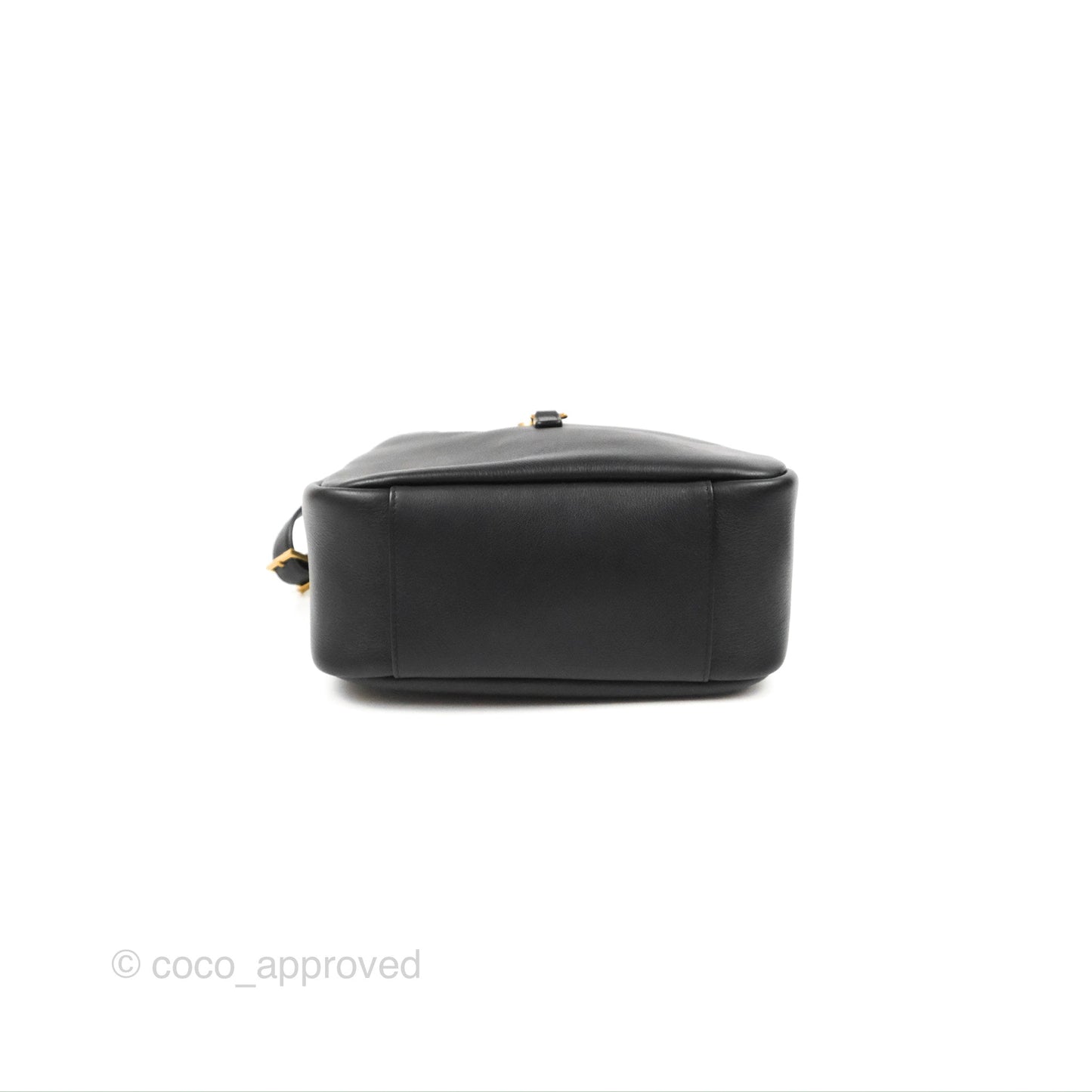 Saint Laurent Small ‘Le 5 a 7’ Hobo Bag Black Grained Leather