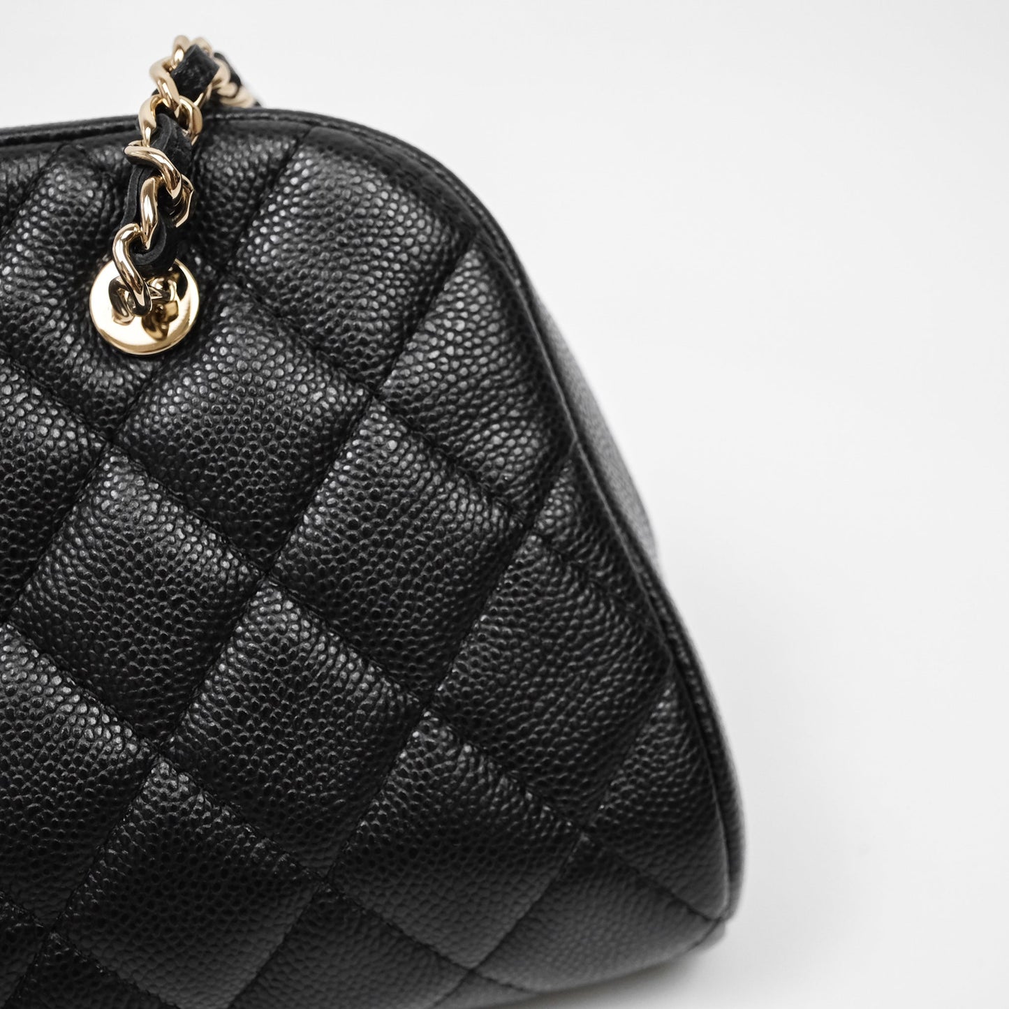 Chanel Clutch with Chain Caviar Black Gold Hardware
