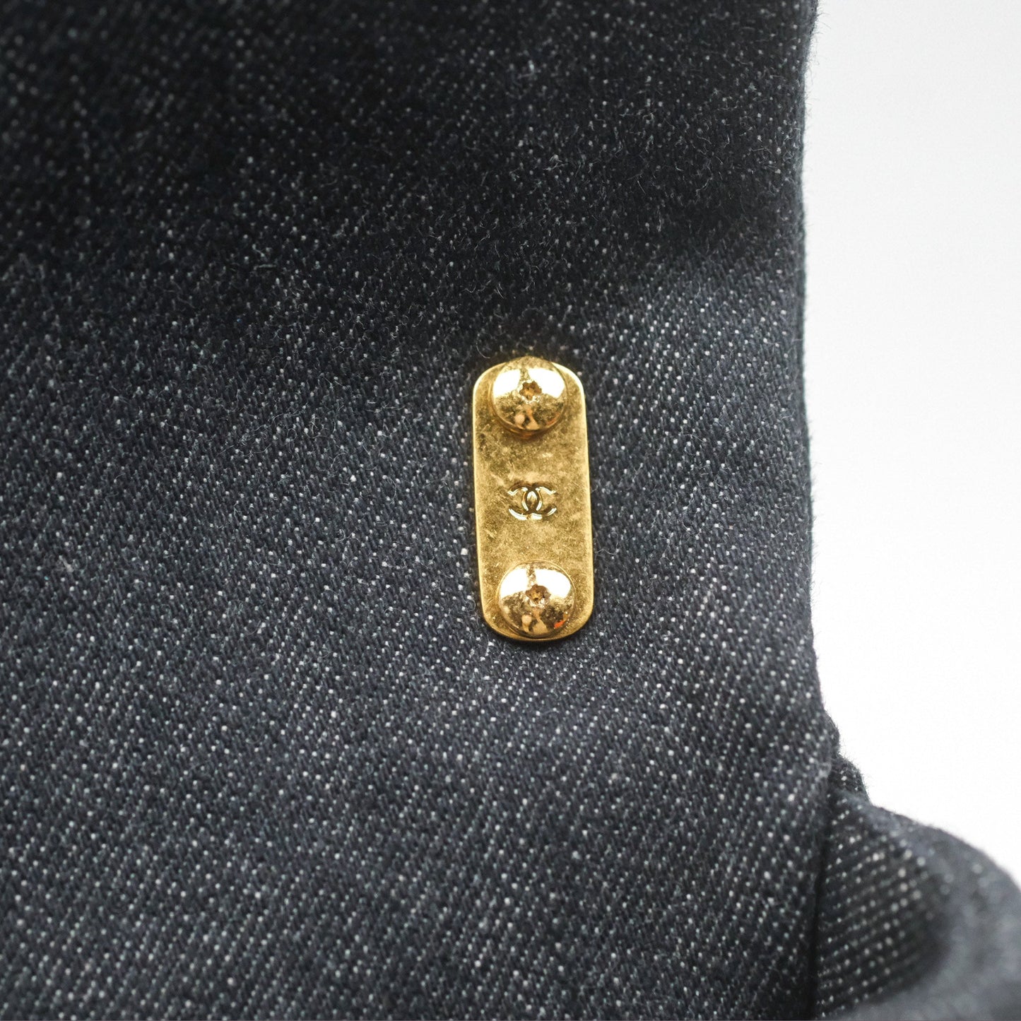 Chanel Medium Funky Town Flap Denim Aged Gold Hardware 22S