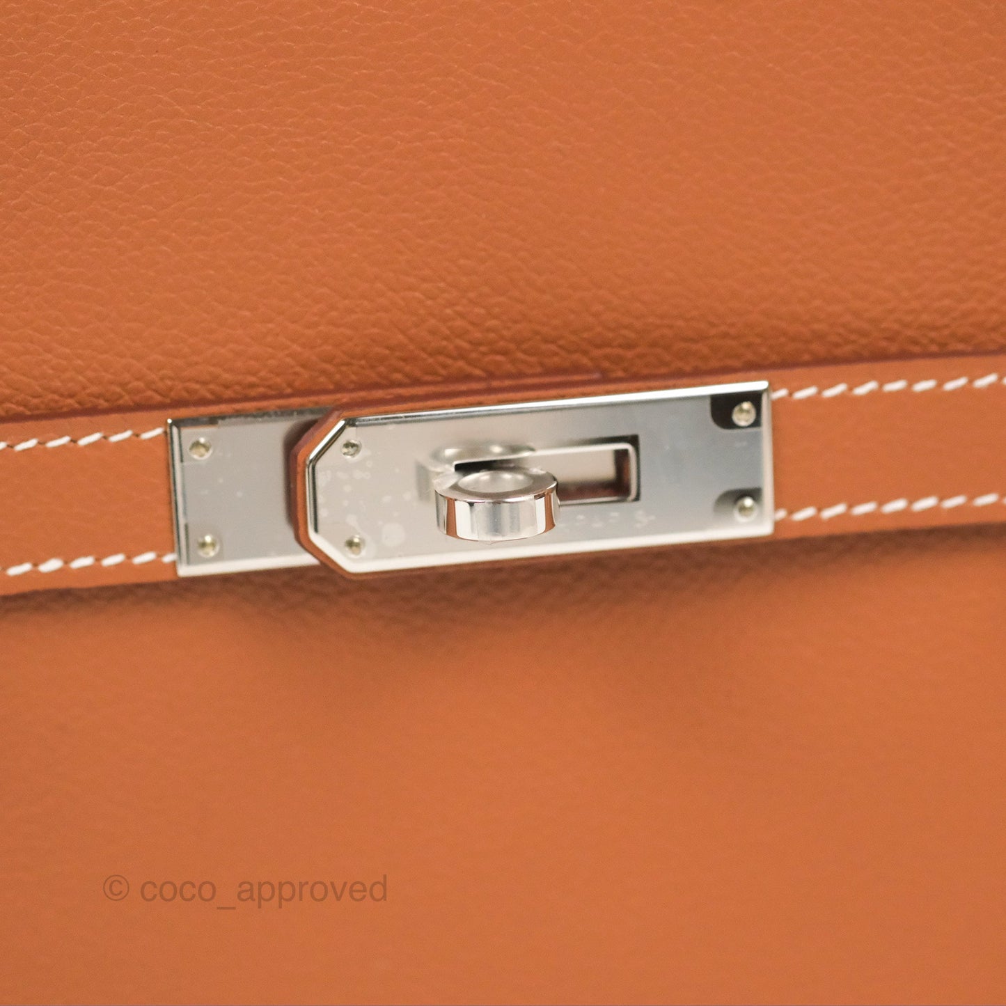 Hermès Mini Jypsiere Gold Evercolor Palladium Hardware