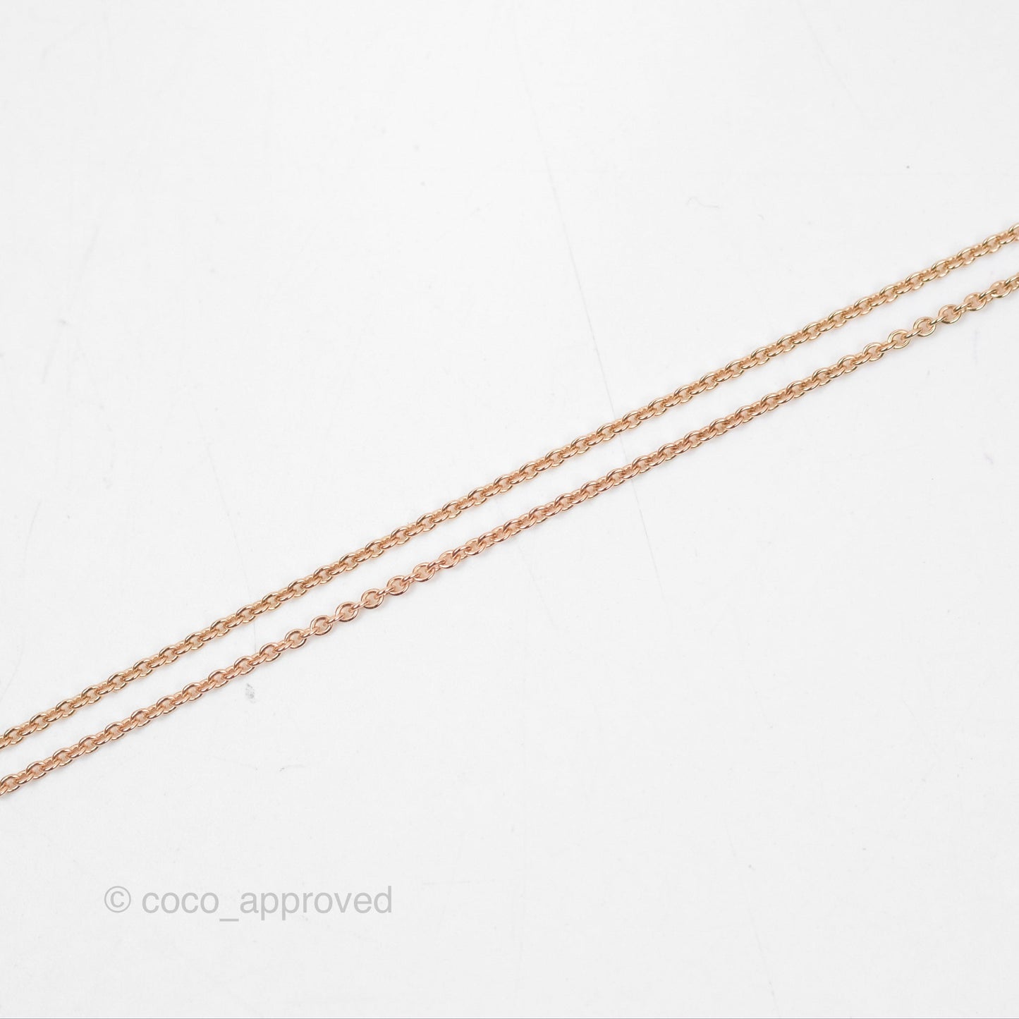 Hermès Finesse Necklace Rose Gold