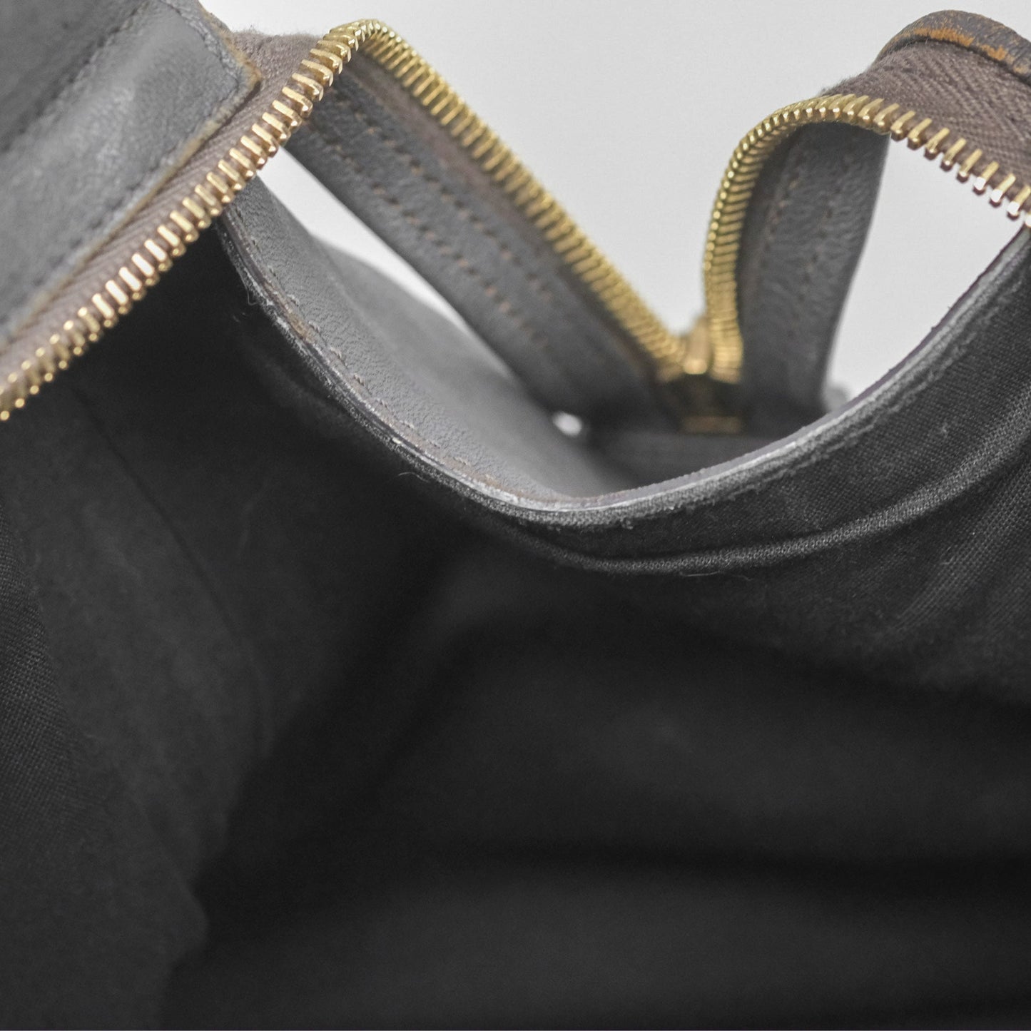 Saint Laurent Chyc Bag Dark Grey Calfskin Gold Hardware