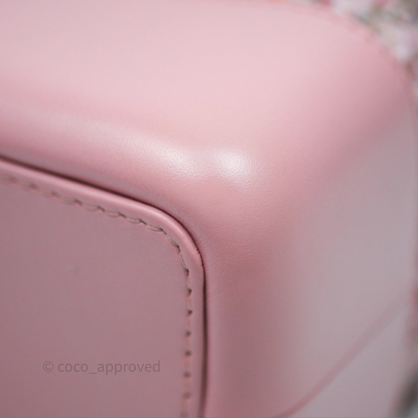 Chanel Gabrielle Small Backpack Pink Tweed Aged Calfskin