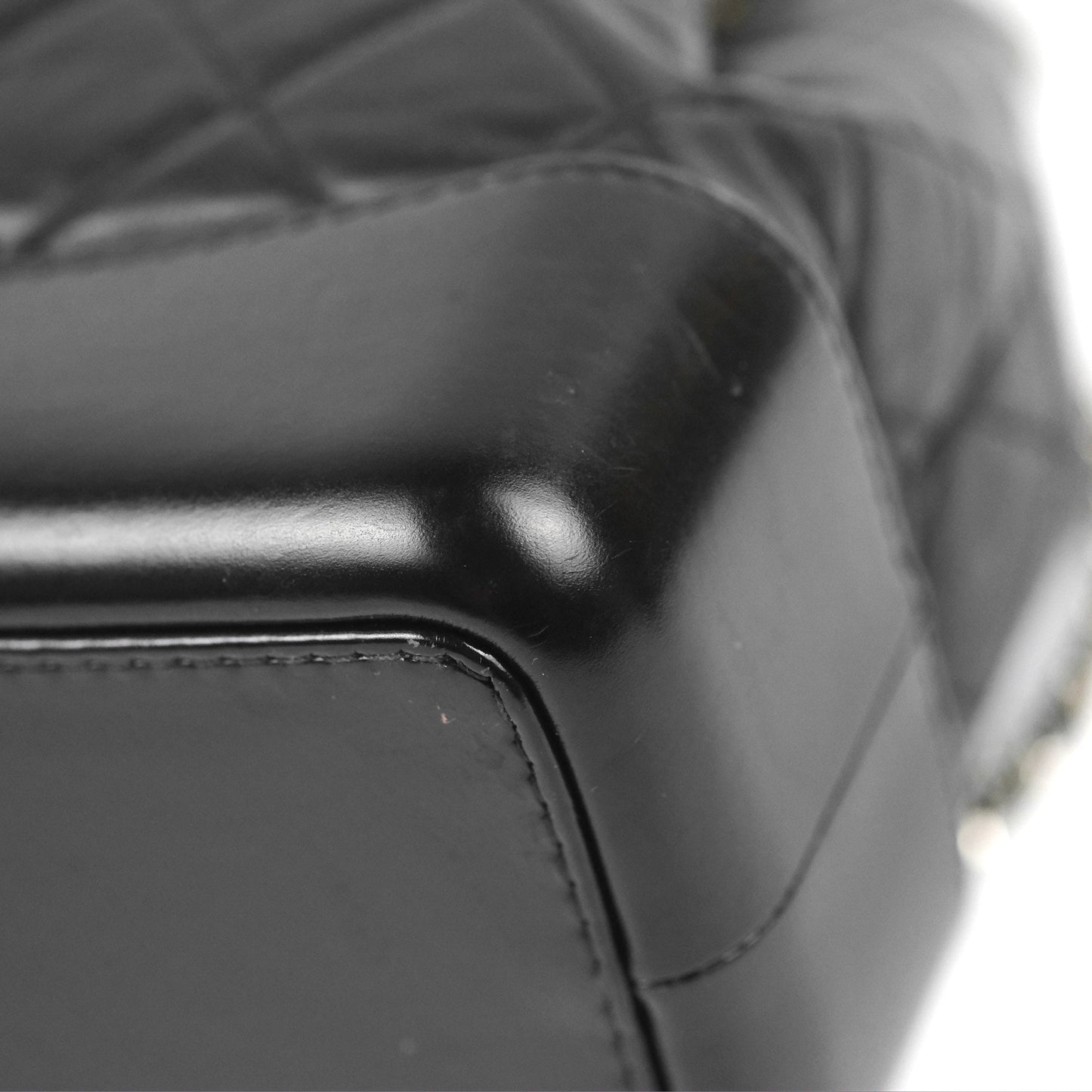 Chanel Medium Gabrielle Backpack Black Aged Calfskin