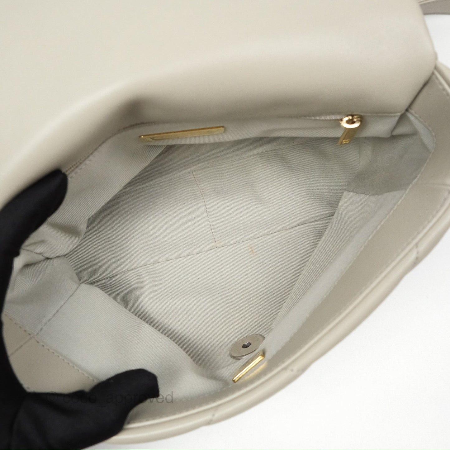 Chanel 19 Small Sage Green Mixed Hardware