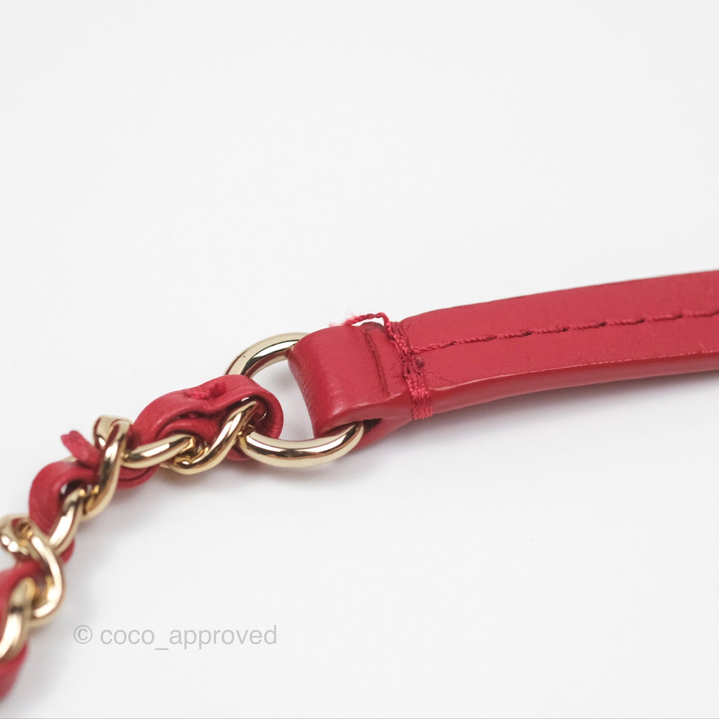 Chanel Easy Carry Flap Bag With Handle Red Lambskin Gold Hardware