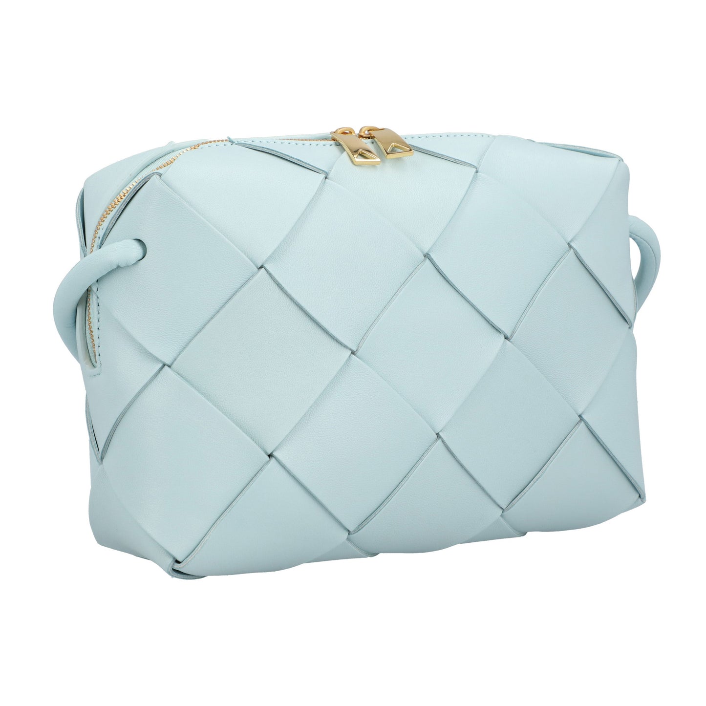 Luxury Bottega Veneta Small Cassette Camera Bag blue