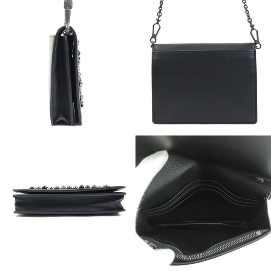 Luxury Bottega Veneta  Leather Chain/Shoulder Wallet ()