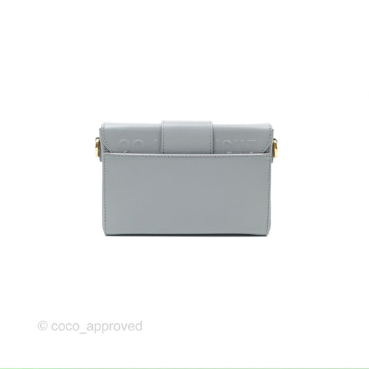 Christian Dior 30 Montaigne Box Bag Grey Calfskin