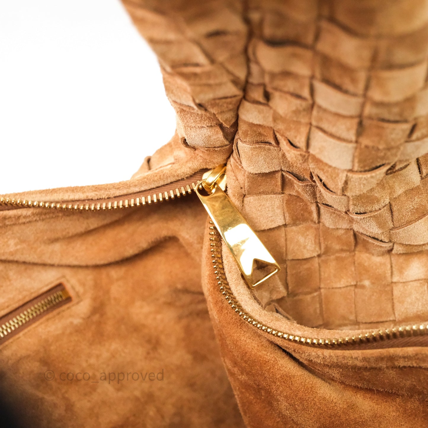 Bottega Veneta Classic Jodie Brown Suede Intrecciato