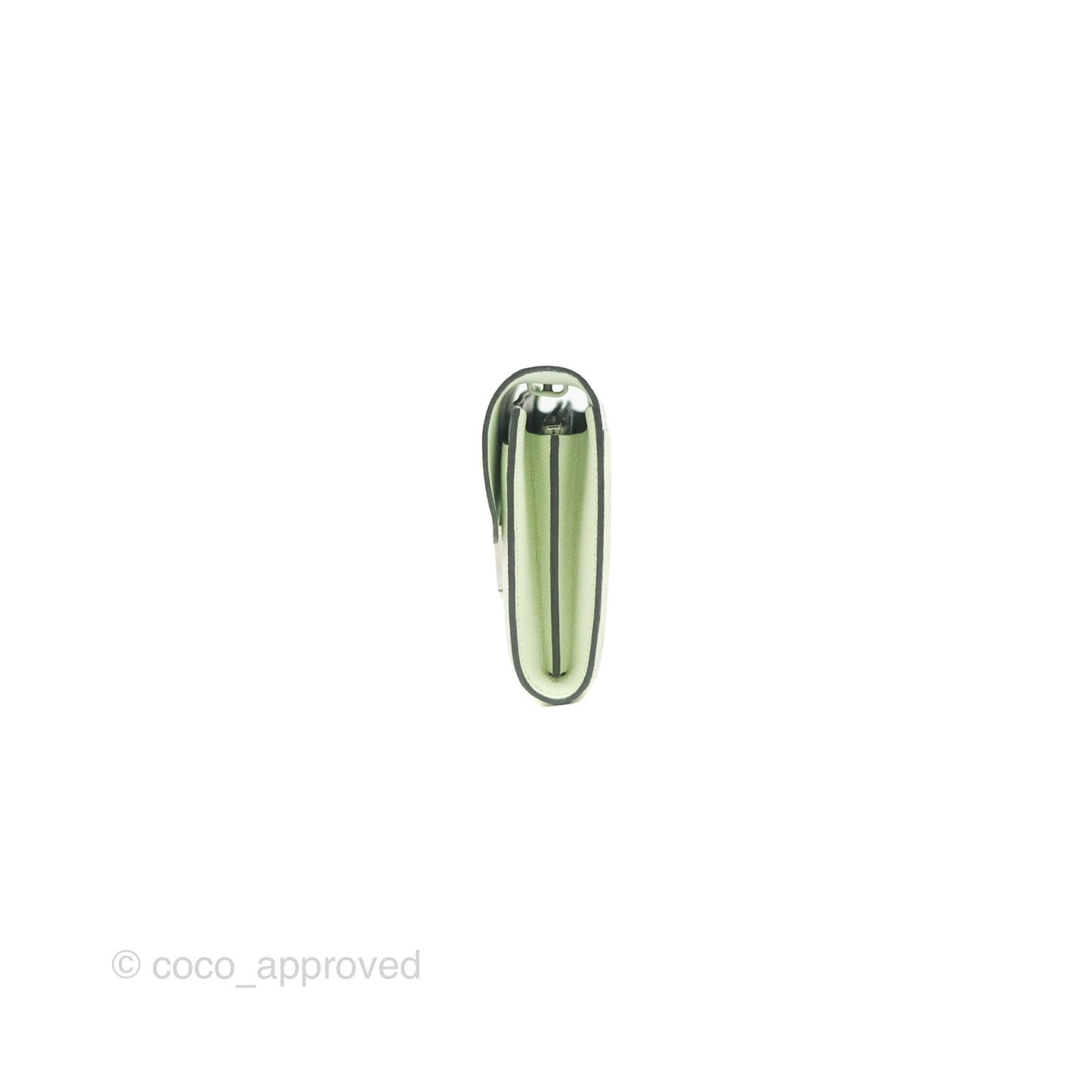 Hermès Constance To Go Wallet Vert Fizz Epsom Palladium Hardware