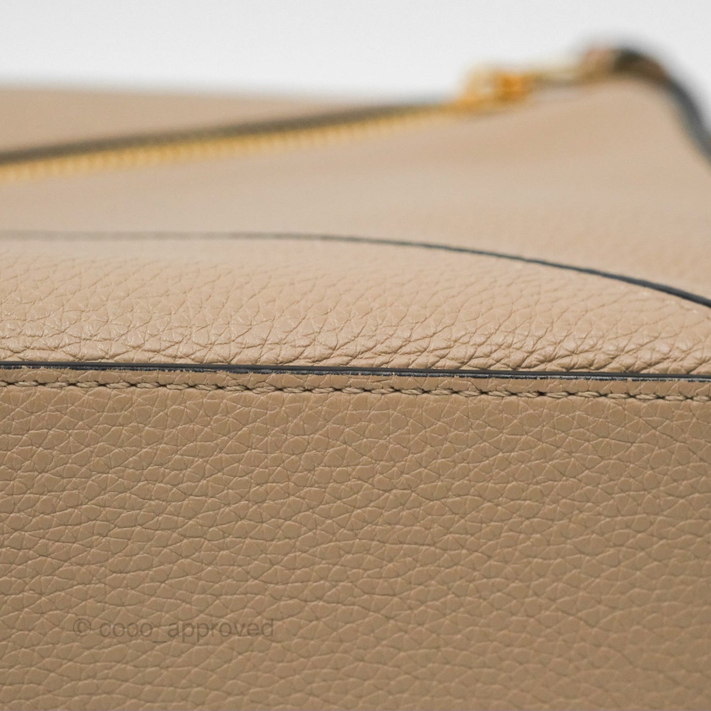 Loewe Small Puzzle Bag Sand Mink Grained Calfskin