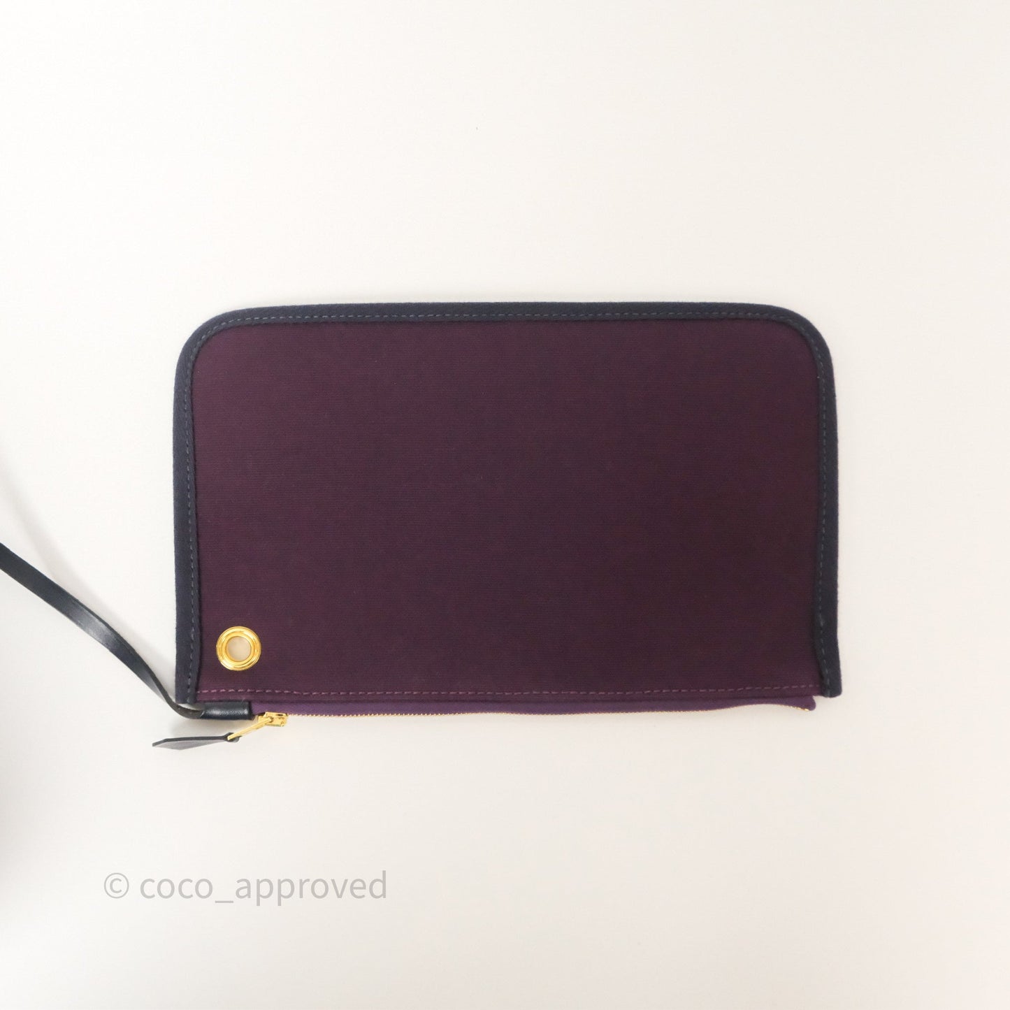 Hermès Herbag Zip 31 Retourne Cassis Bleu Indigo