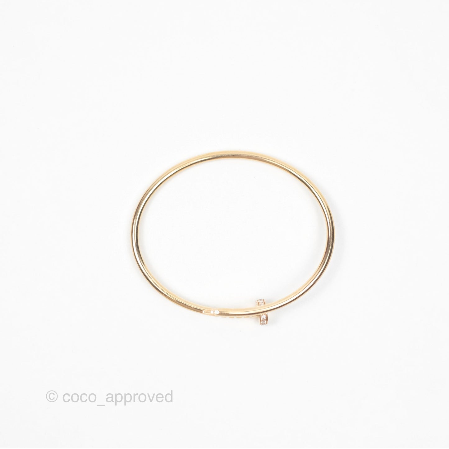 Cartier Small Juste Un Clou Bracelet 18K Pink Gold Diamond