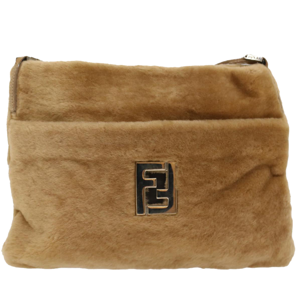 Luxury FendiShoulder Bag fur Brown54120