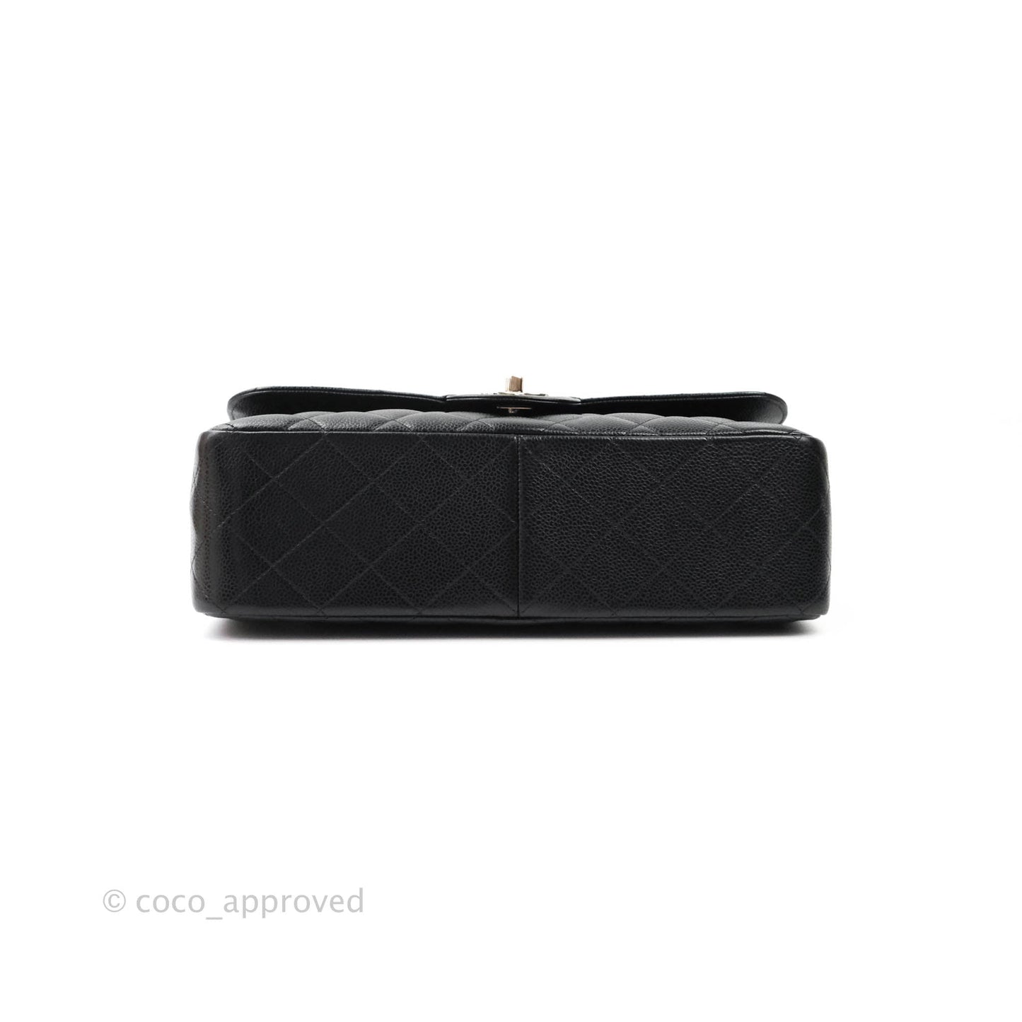 Chanel Jumbo Double Flap Black Caviar Silver Hardware⁣⁣