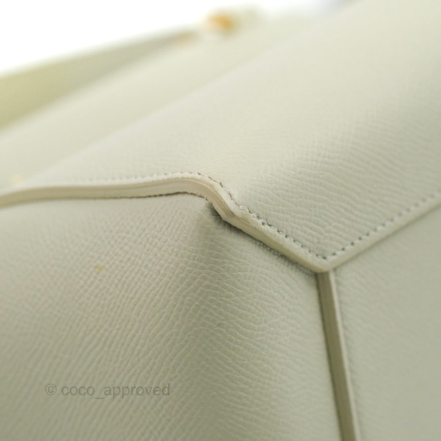 Celine Micro Belt Bag Light Khaki Grained Calfskin Silver Hardware