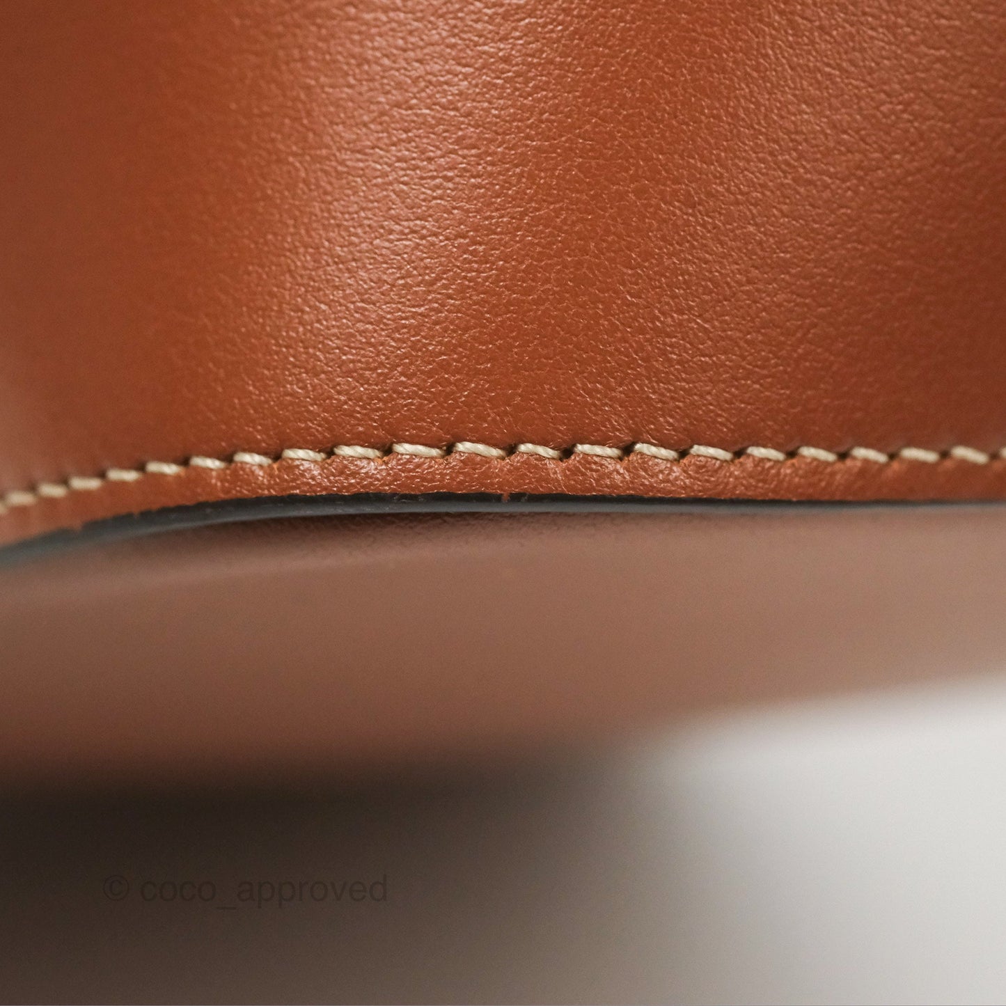 Celine Small Bucket Cuir Triomphe in Calfskin Tan