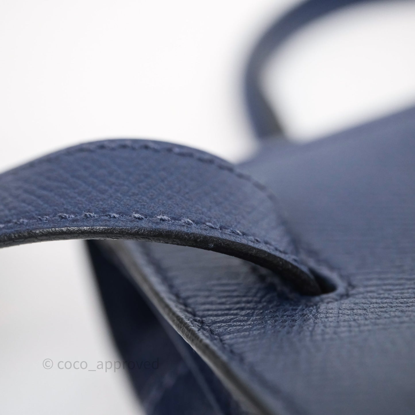 Hermes Kelly 32 Bleu Saphir 73 Epsom Palladium Hardware