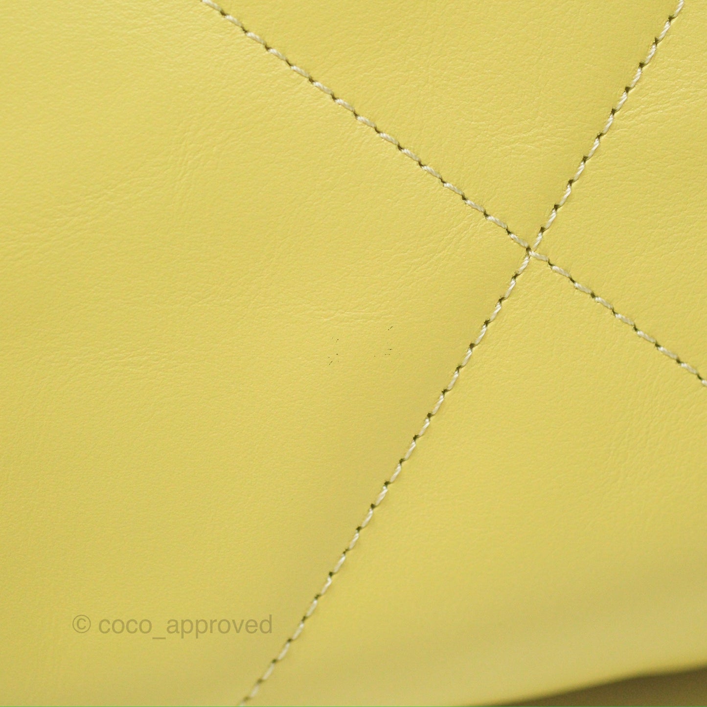 Chanel 22 Small Lime Green Shiny Aged Calfskin Aged Gold Hardware