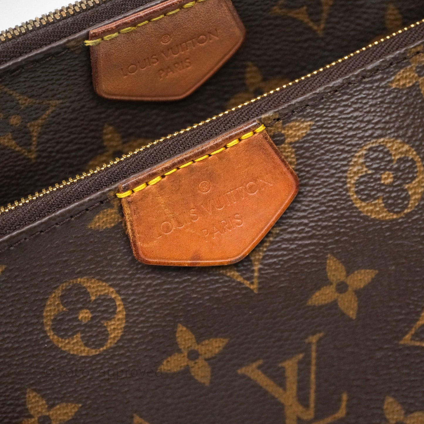 Louis Vuitton Multi Pochette Accessories Khaki Monogram Canvas