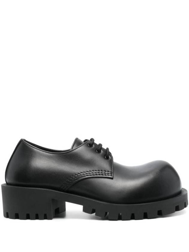 Luxury Balenciaga Hummer Leather Derby Black