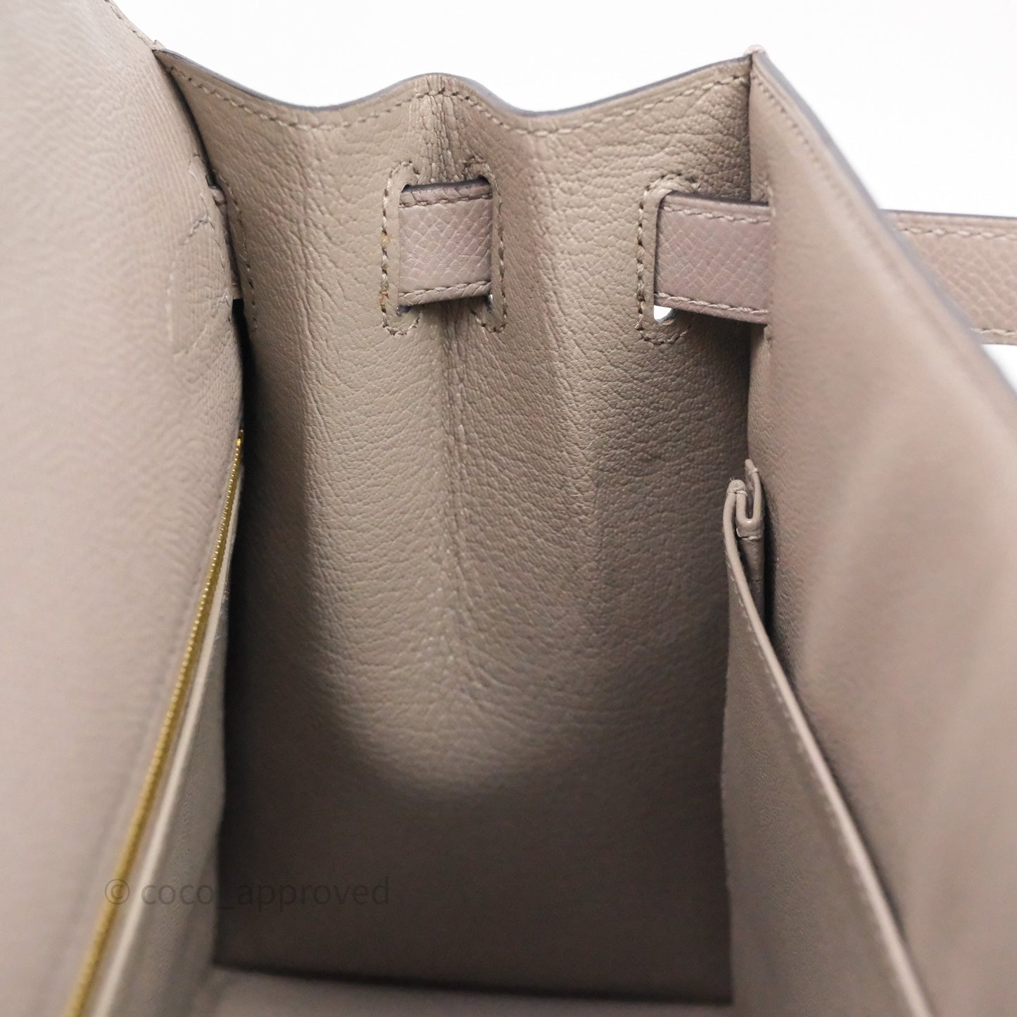 Hermes Kelly 28 Gris Asphalte Epsom Gold Hardware
