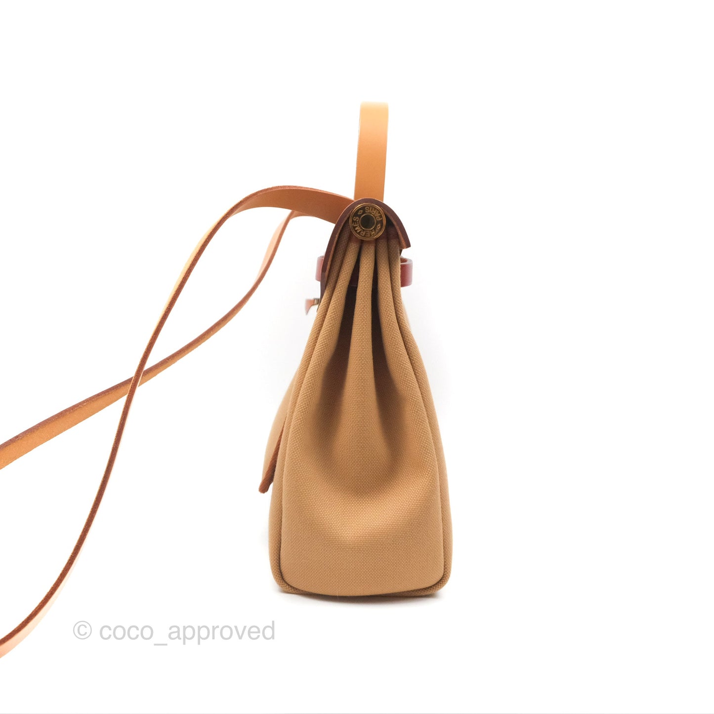 Hermès Herbag Zip 31 Retourne Chai 0M/ Natural Sable 21/ Fauve 34/ Cuivre 6C