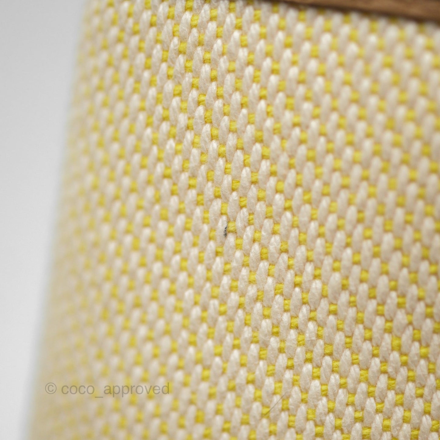 Hermès Garden Party 30 Canvas Ecru-Jaune Citron 9N/ Biscuit 48